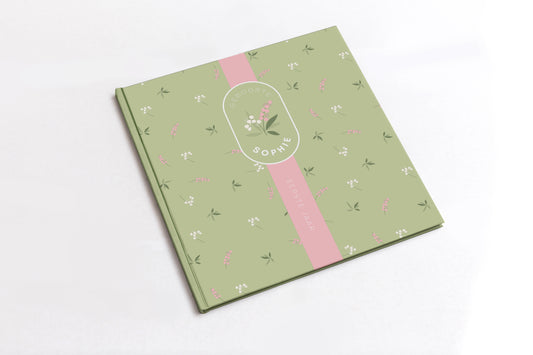 Template Cover fotoboek Botanical Spring